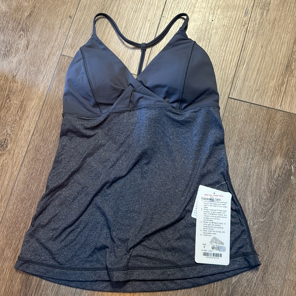 Lululemon Pranyama Tank Gray